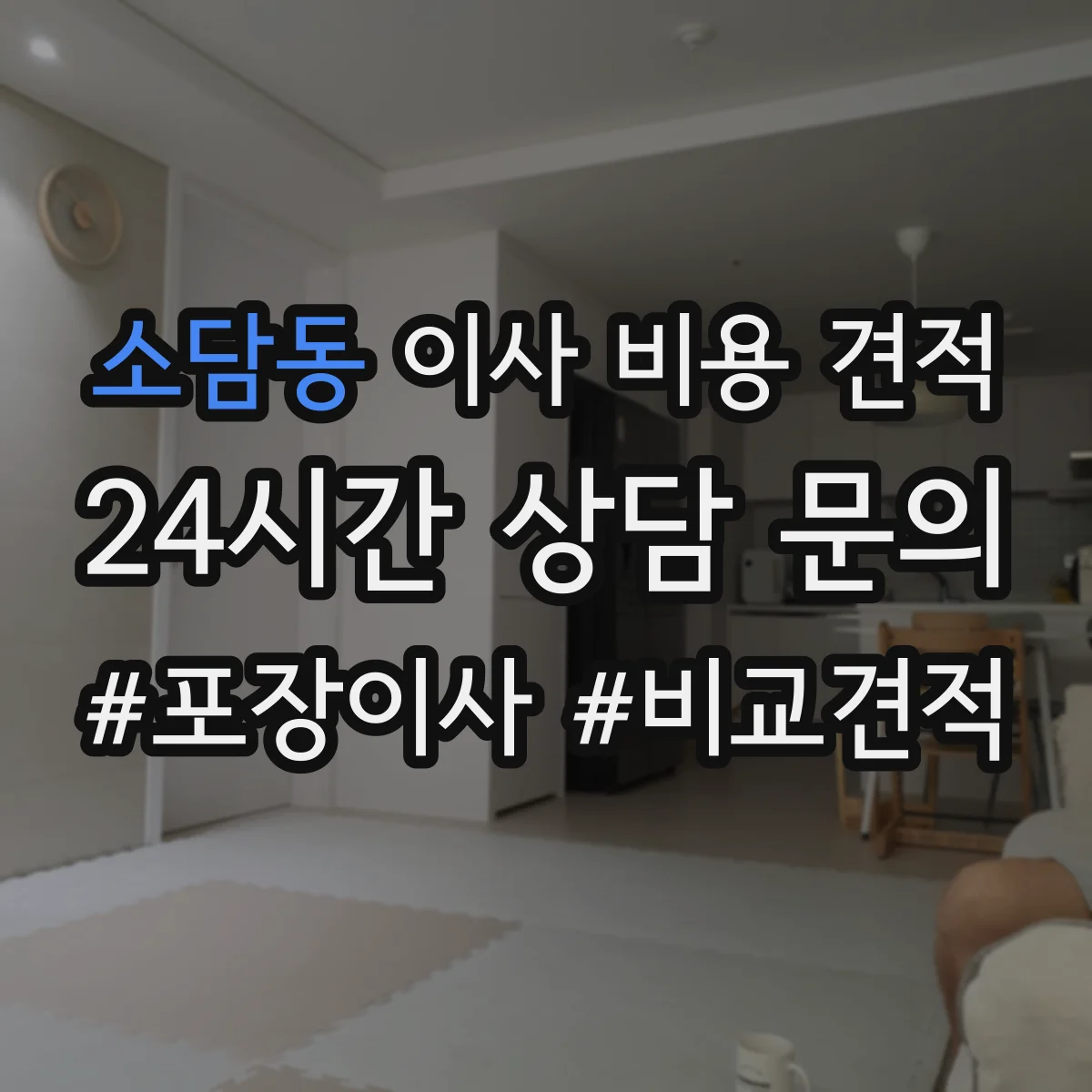 소담동 이사 비용 견적