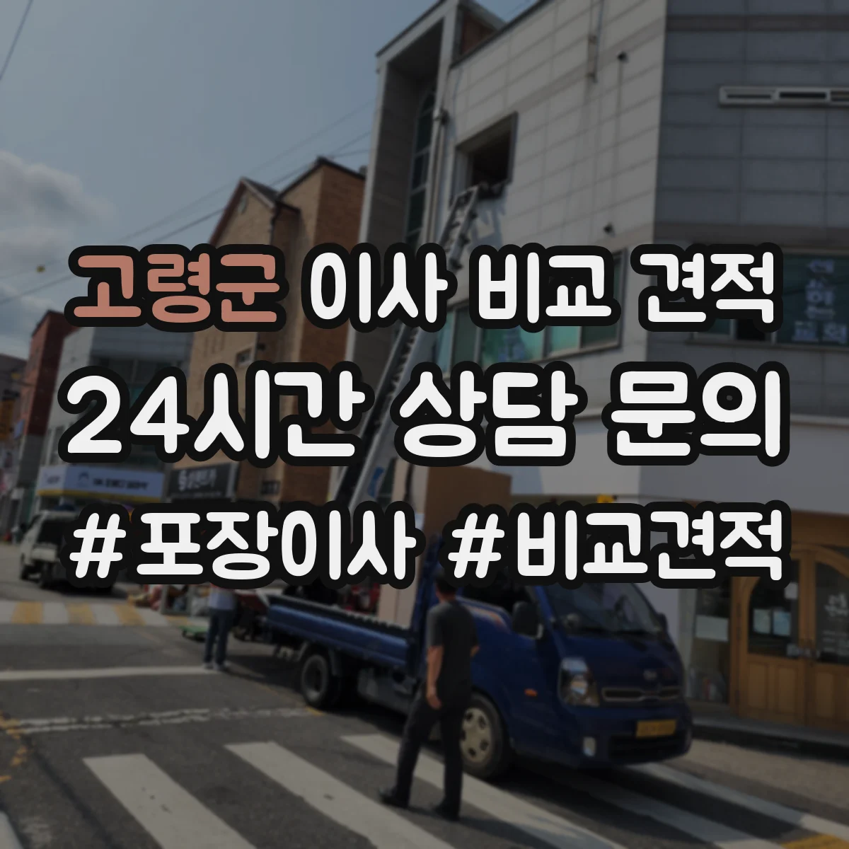 고령군 이사 비교 견적