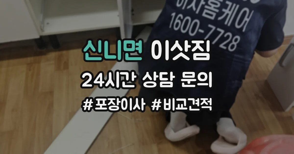 신니면 이삿짐