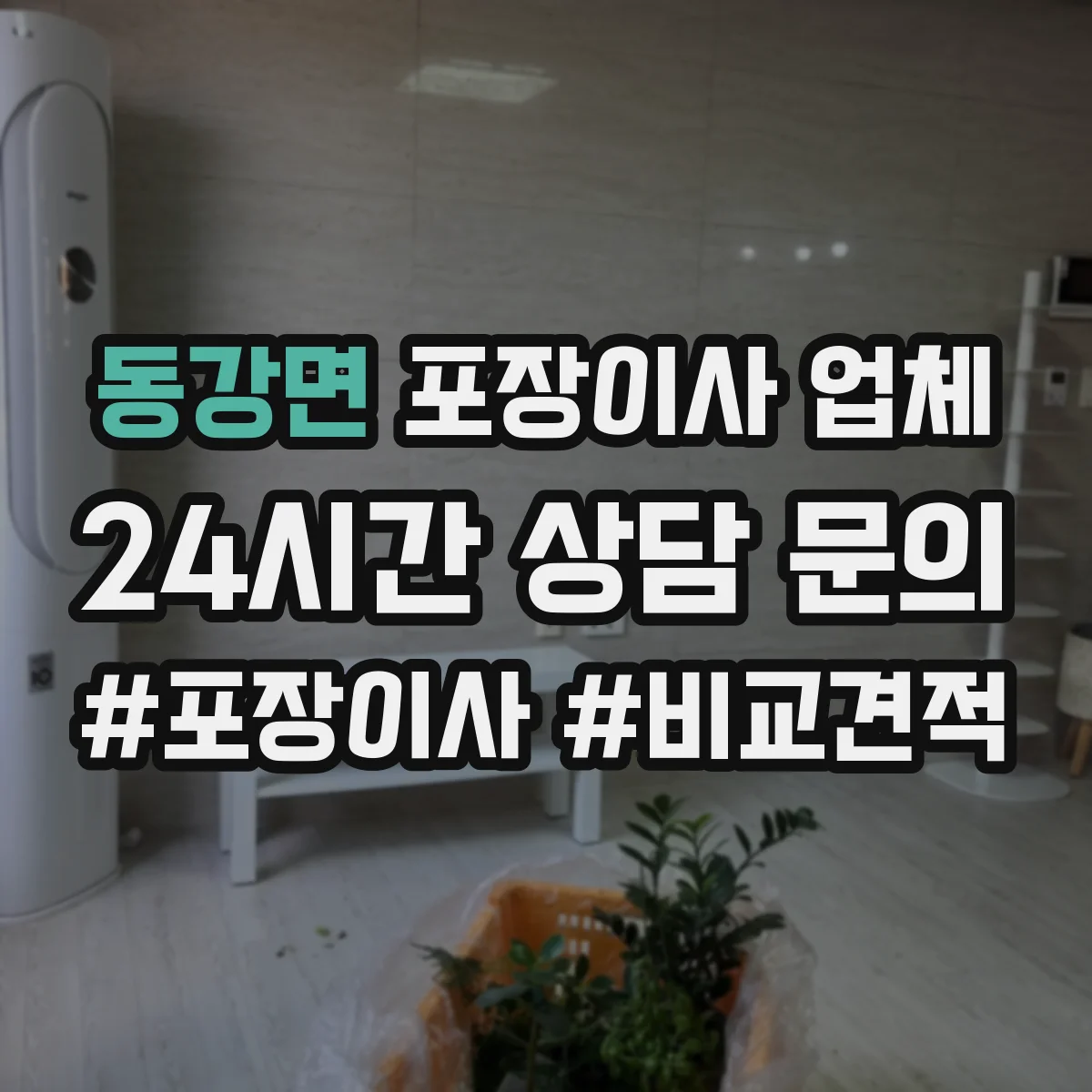 동강면 포장이사 업체