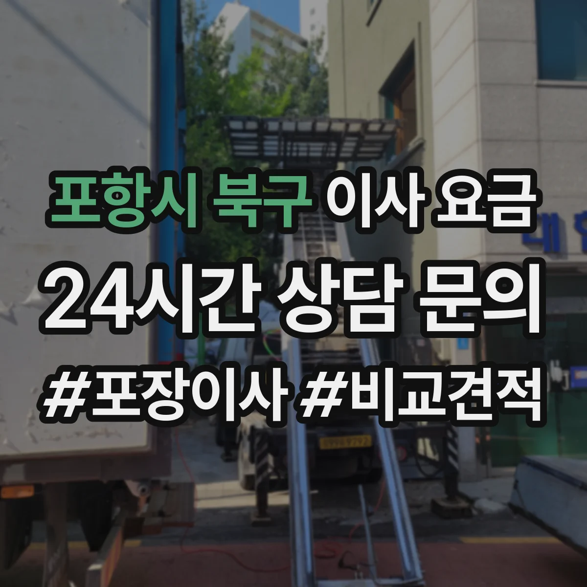 포항시 북구 이사 요금