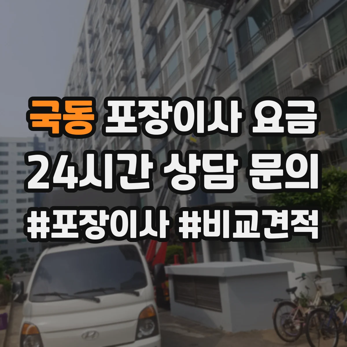 국동 포장이사 요금