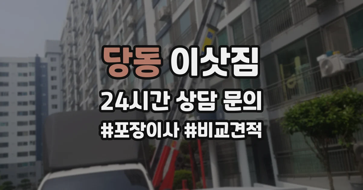 당동 이삿짐