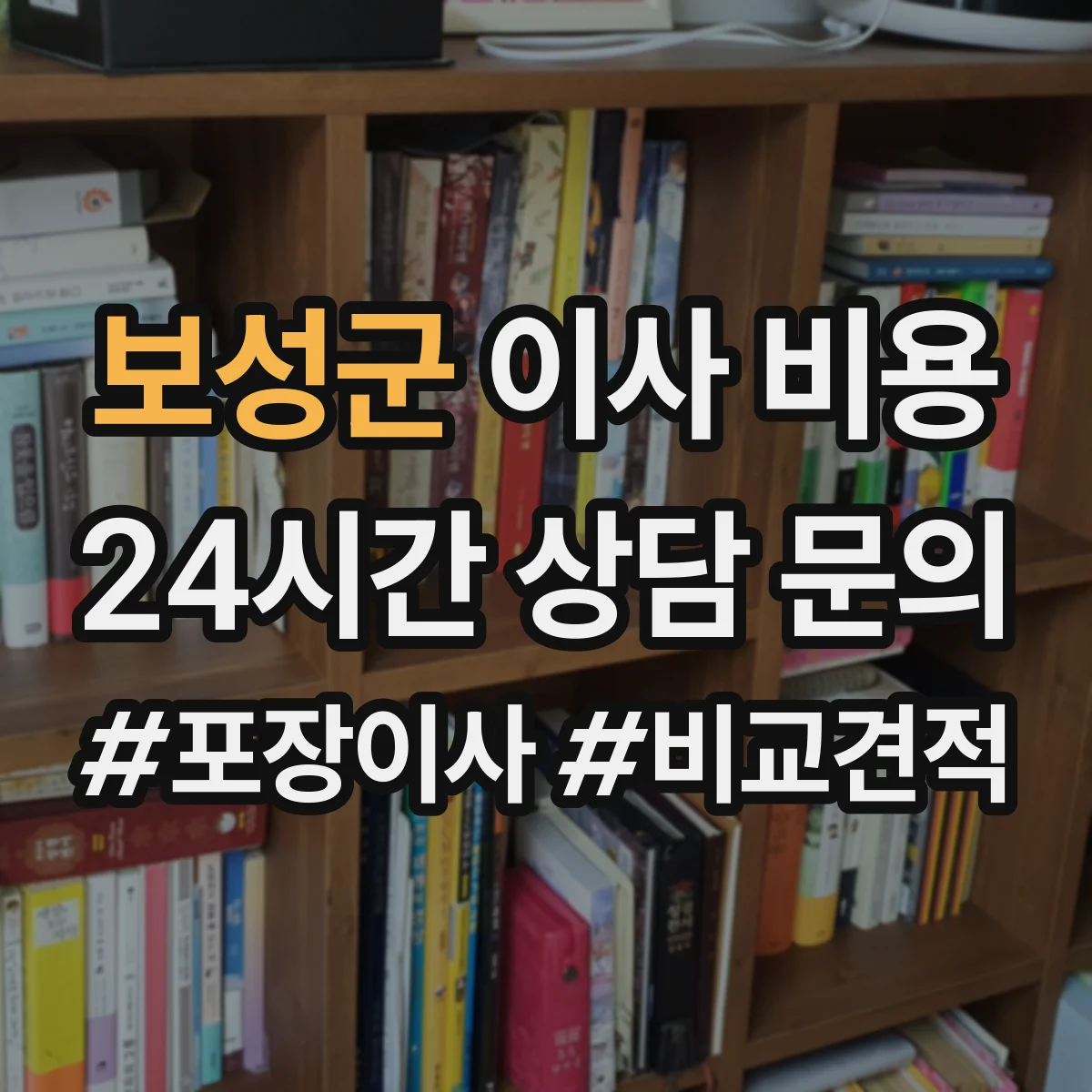 보성군 이사 비용
