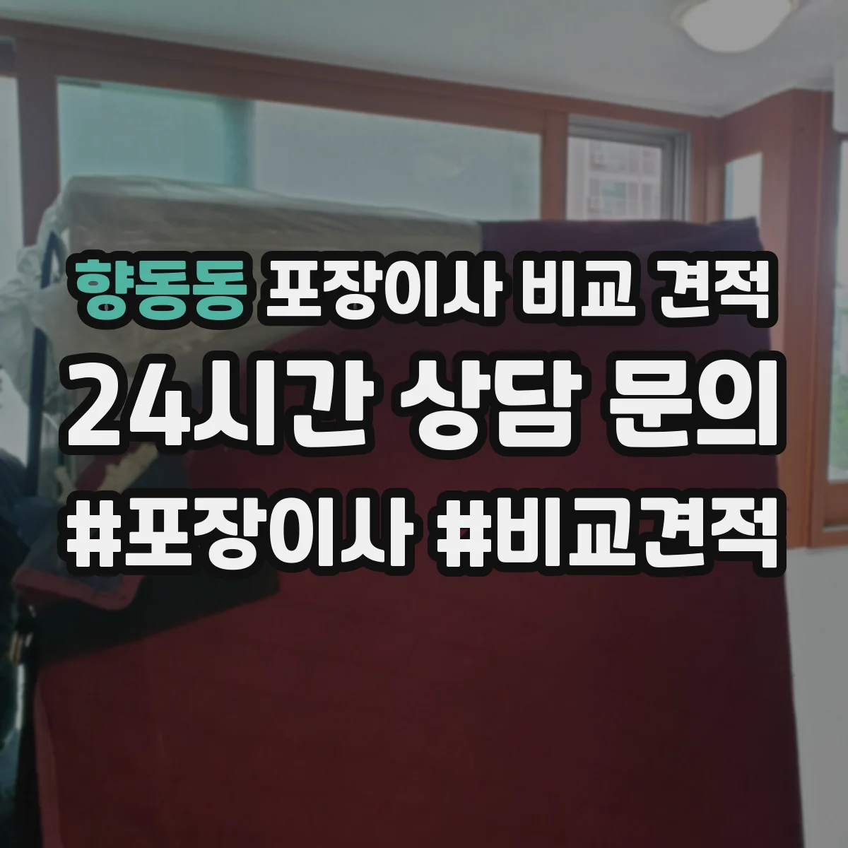 향동동 포장이사 비교 견적