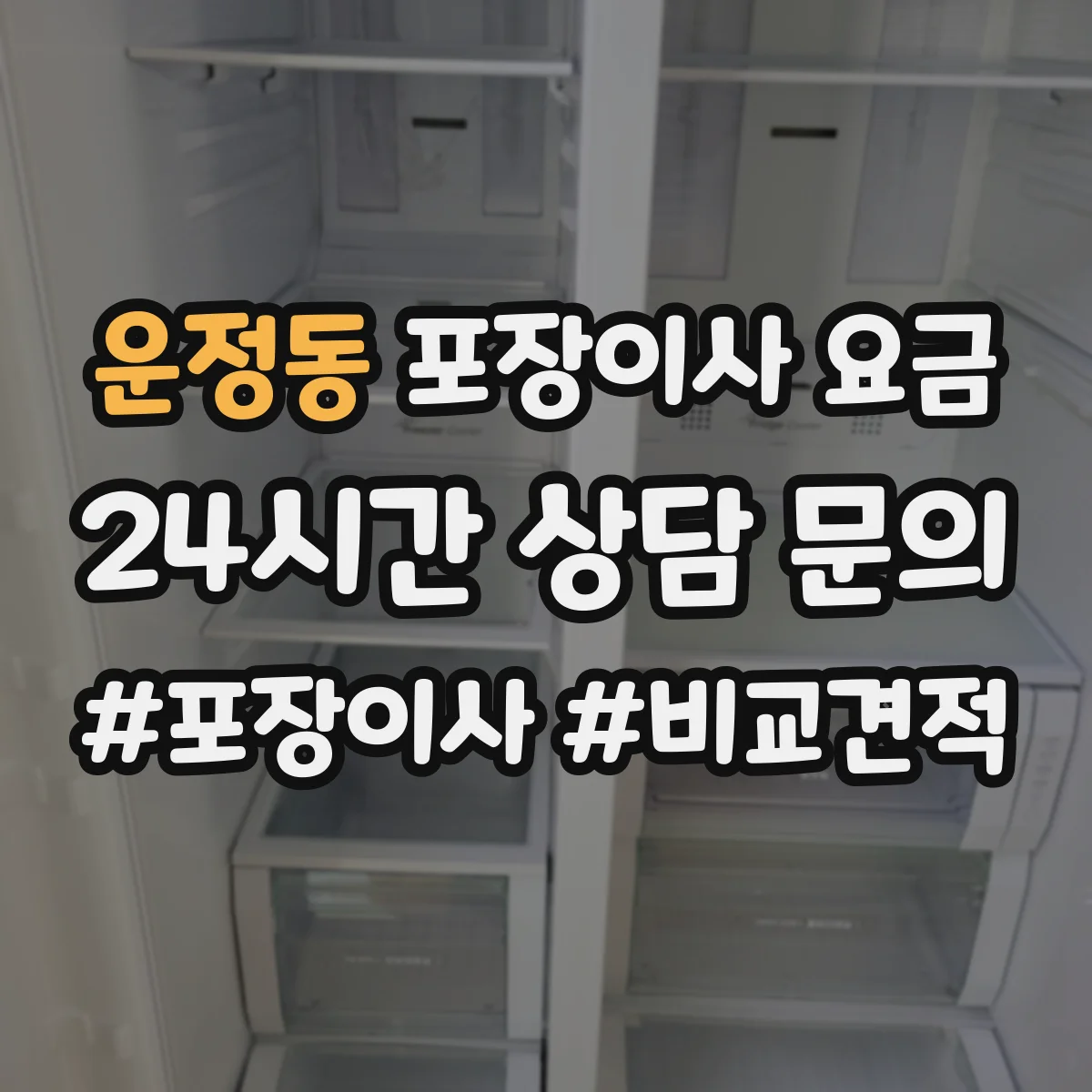 운정동 포장이사 요금