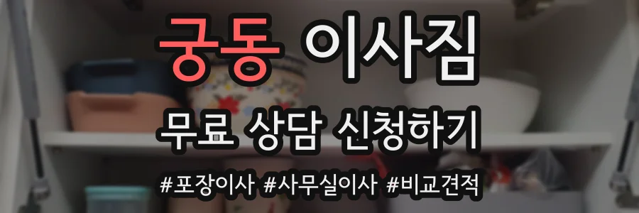 궁동 이사짐