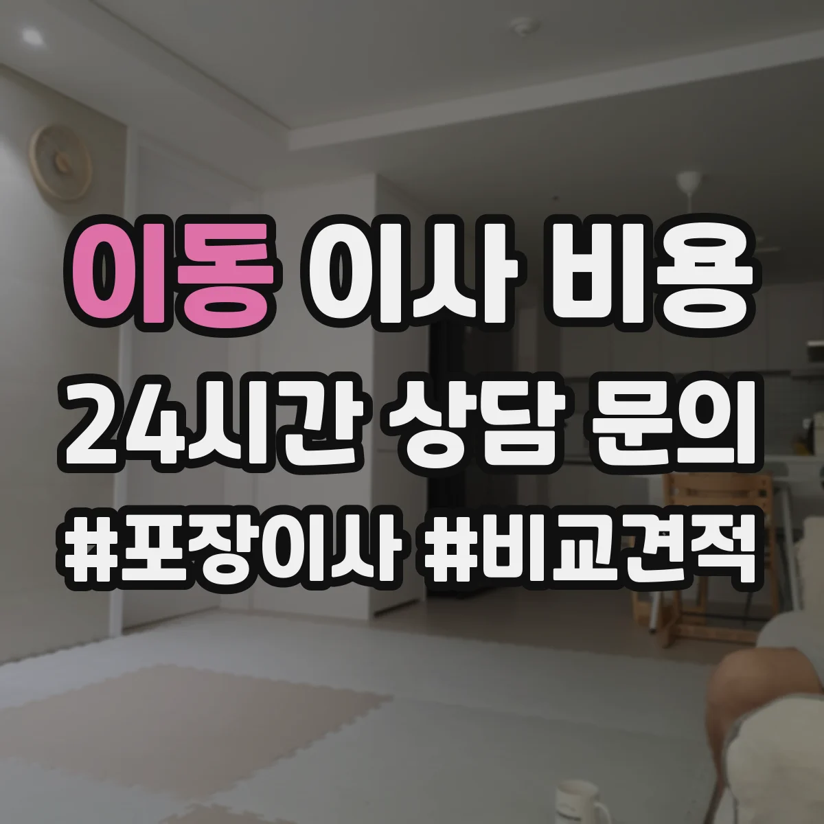 이동 이사 비용