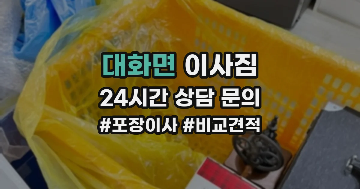 대화면 이사짐