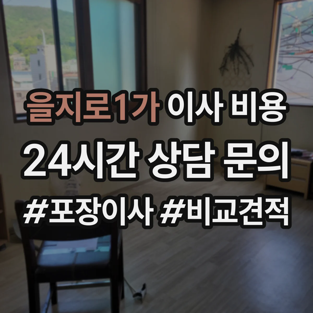 을지로1가 이사 비용