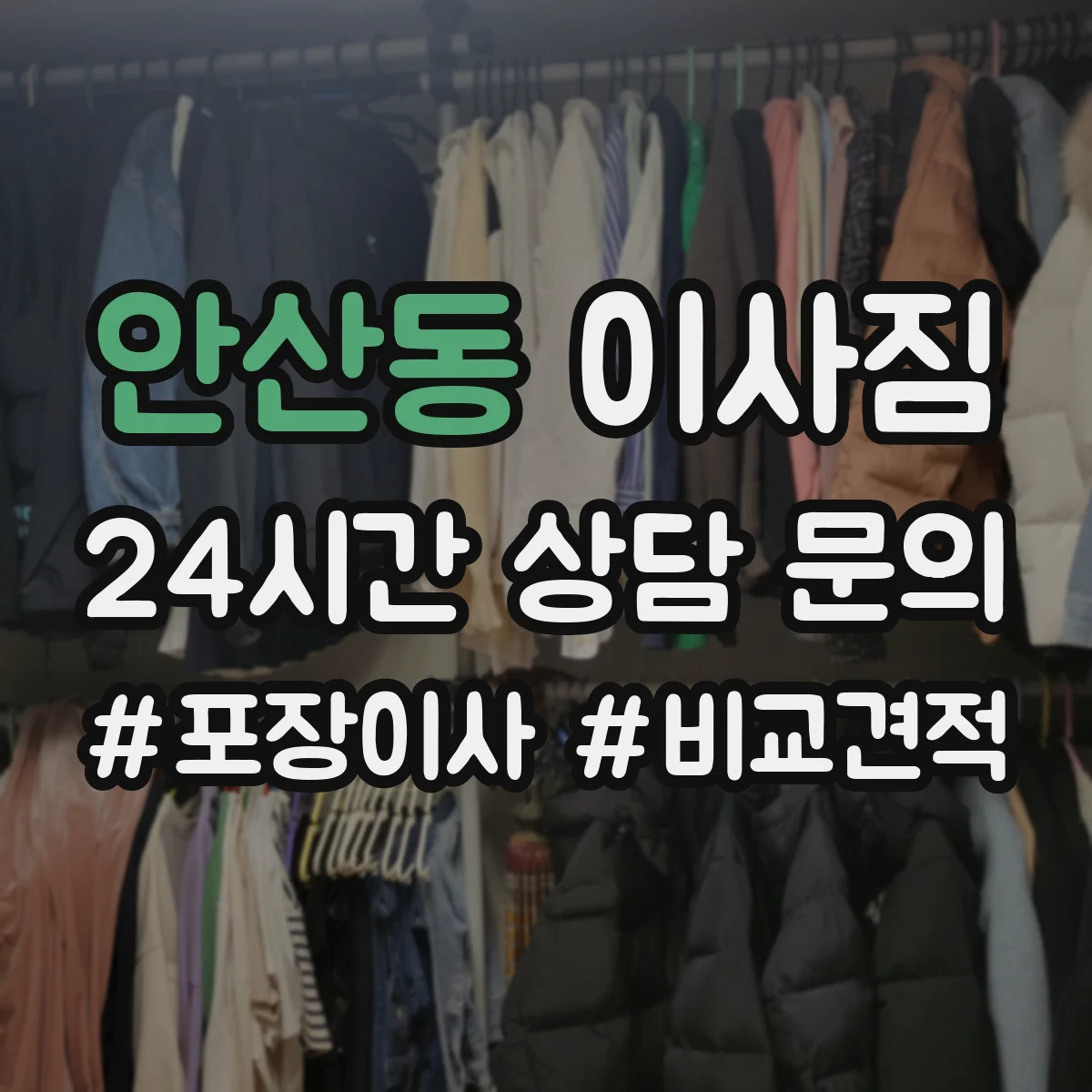 안산동 이사짐