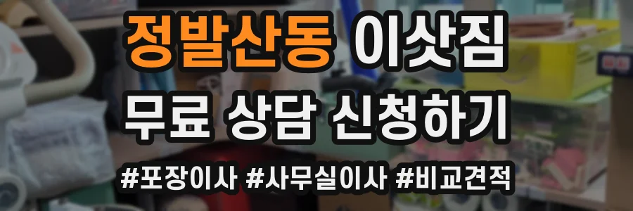 정발산동 이삿짐