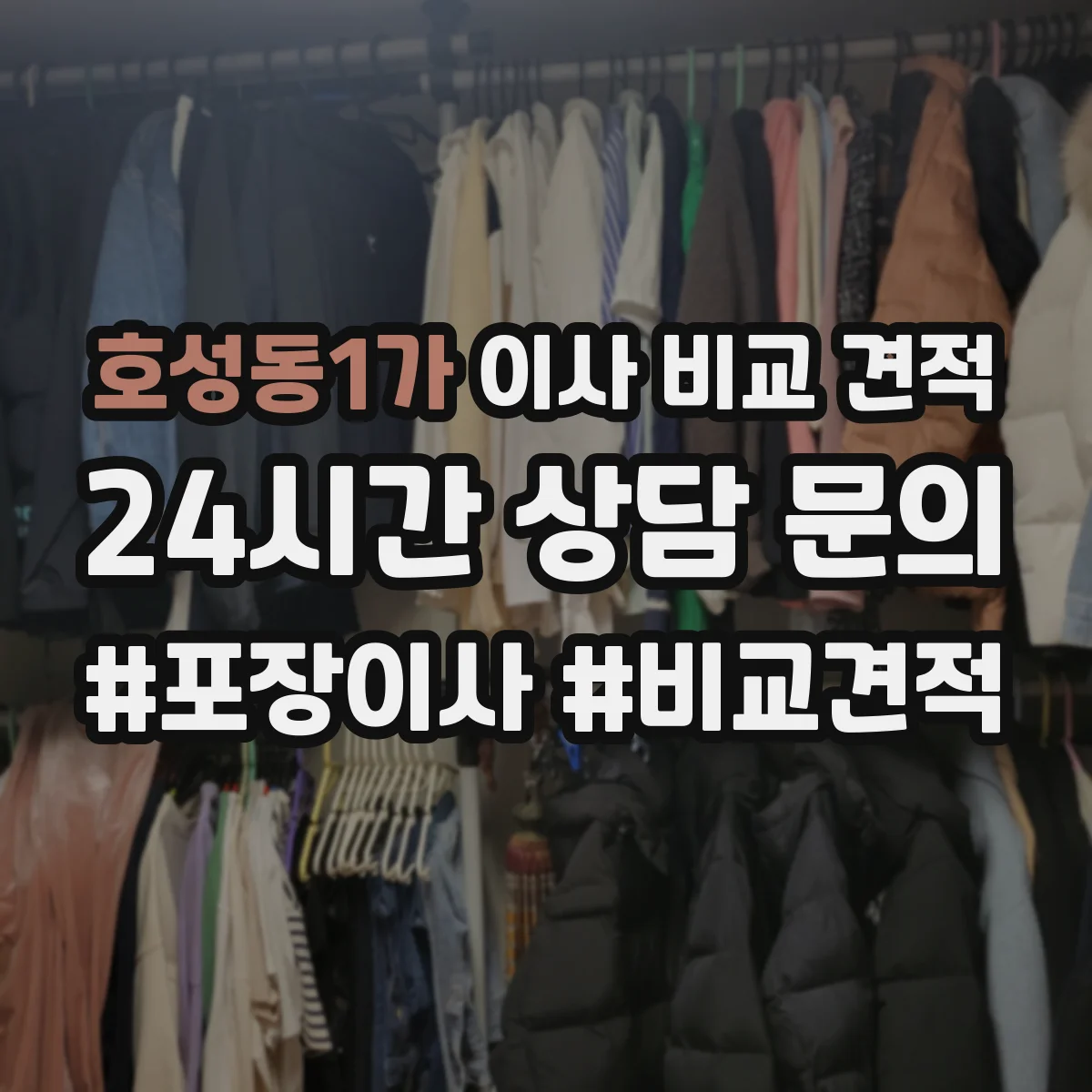 호성동1가 이사 비교 견적