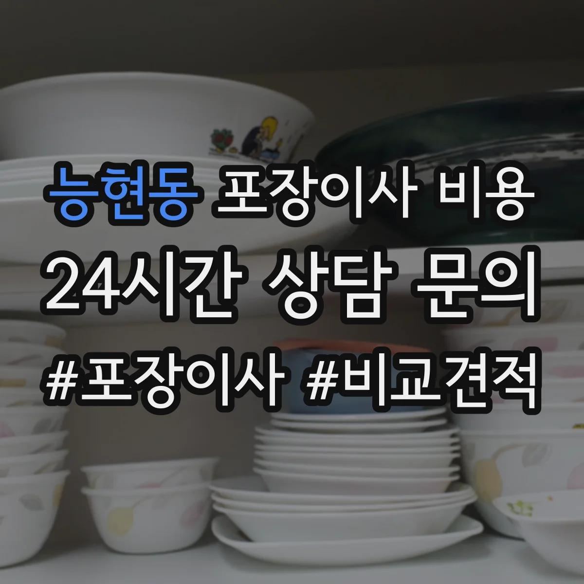 능현동 포장이사 비용