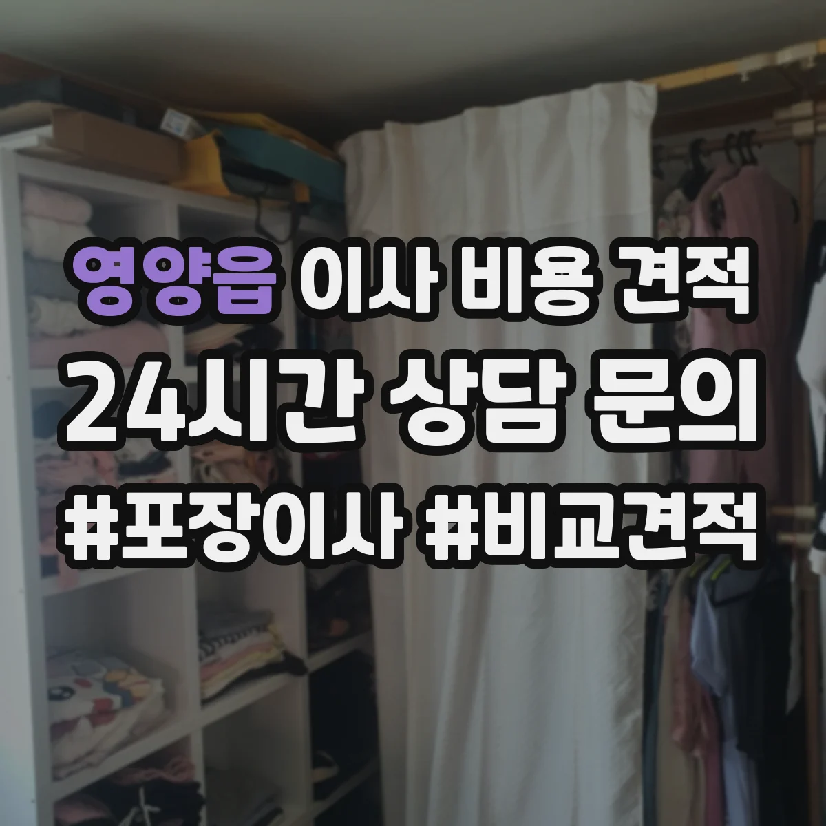 영양읍 이사 비용 견적
