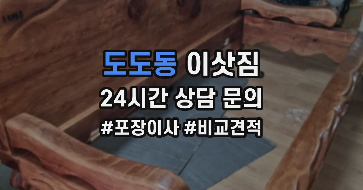 도도동 이삿짐