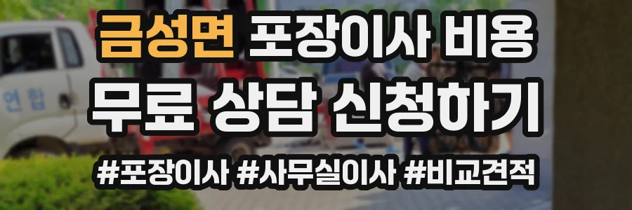 금성면 포장이사 비용