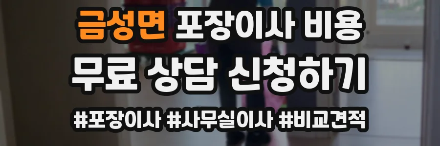 금성면 포장이사 비용