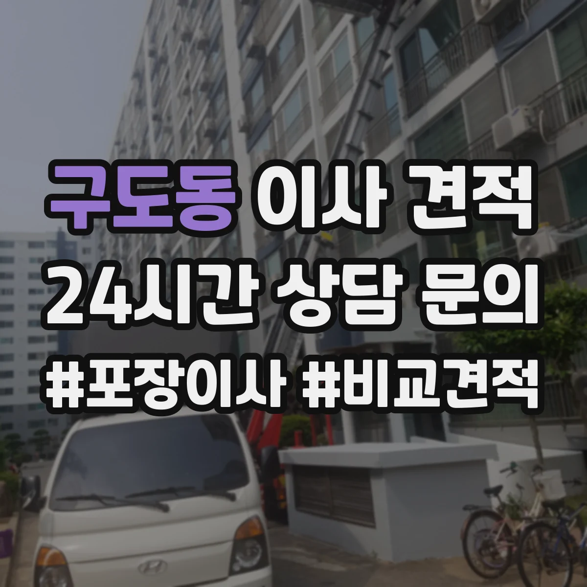 구도동 이사 견적