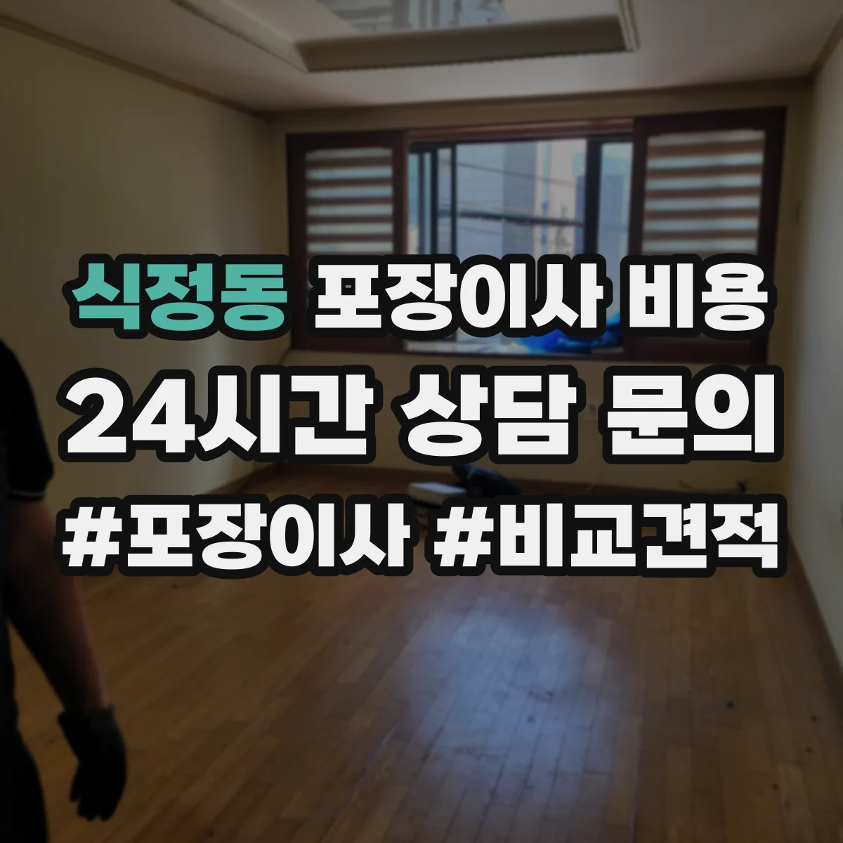식정동 포장이사 비용