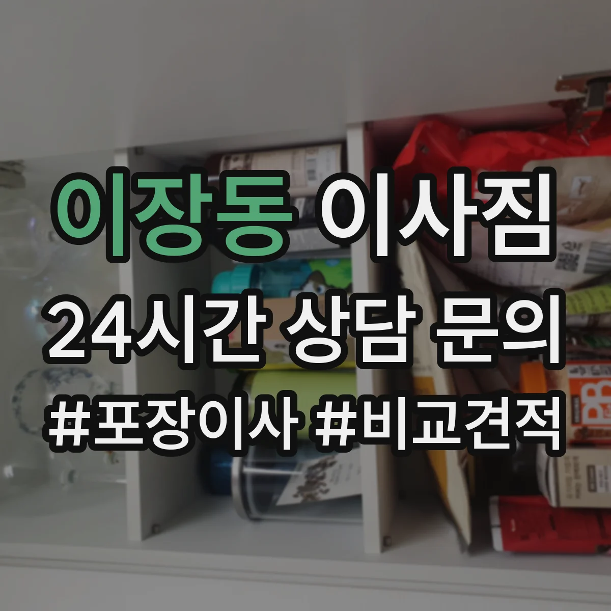이장동 이사짐