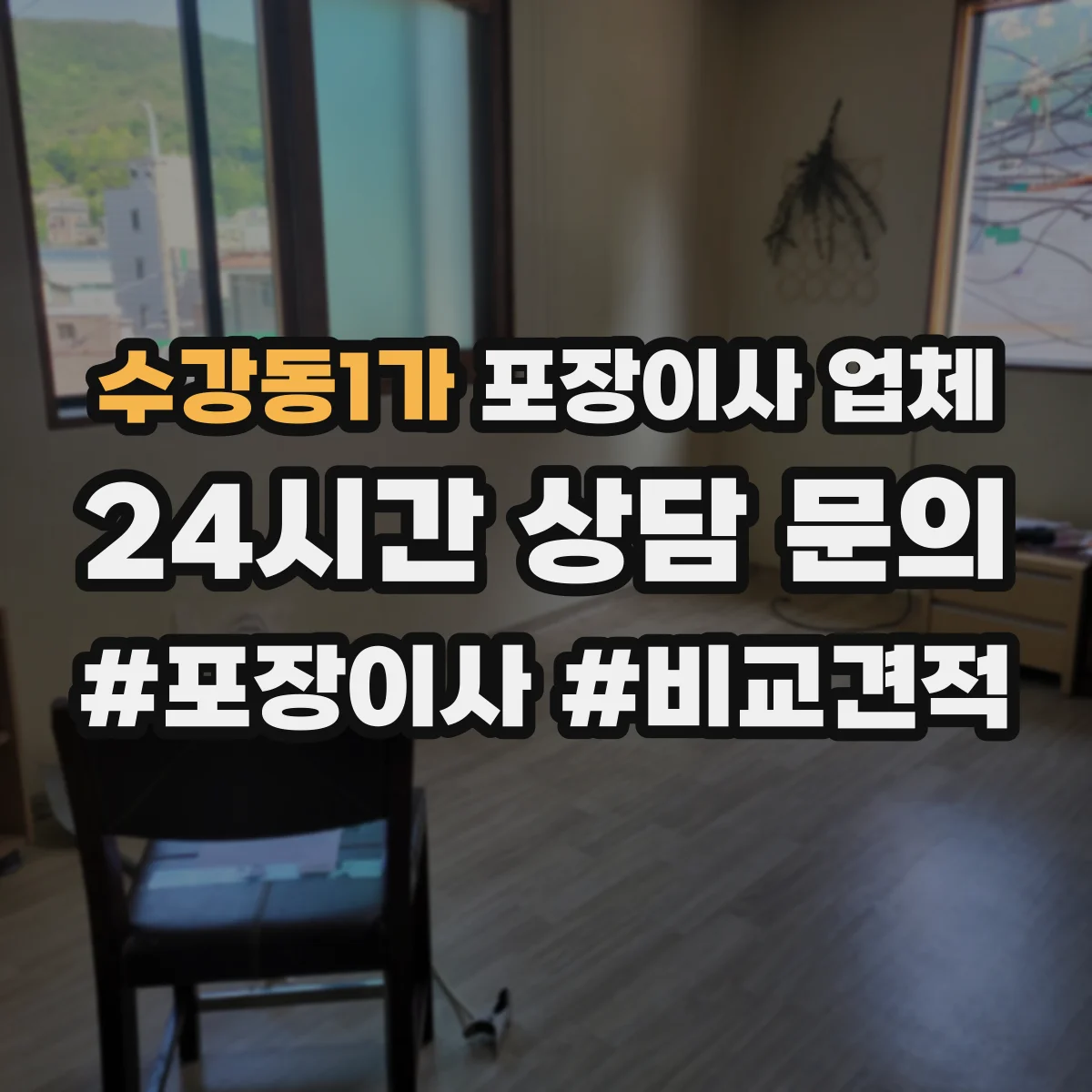 수강동1가 포장이사 업체
