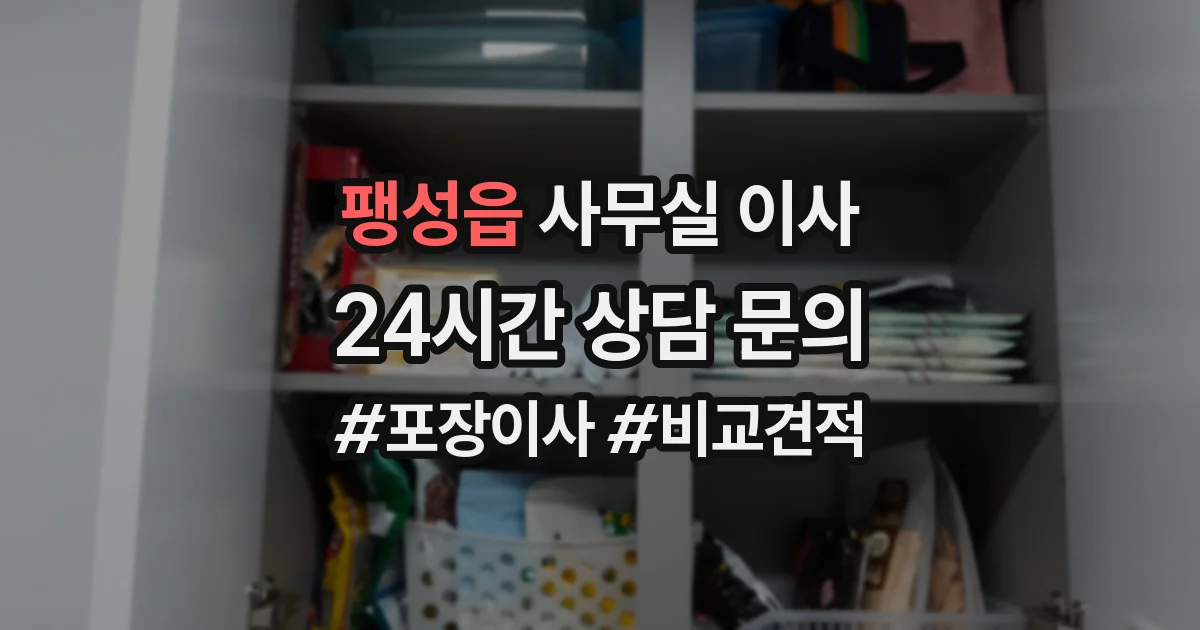 팽성읍 사무실 이사