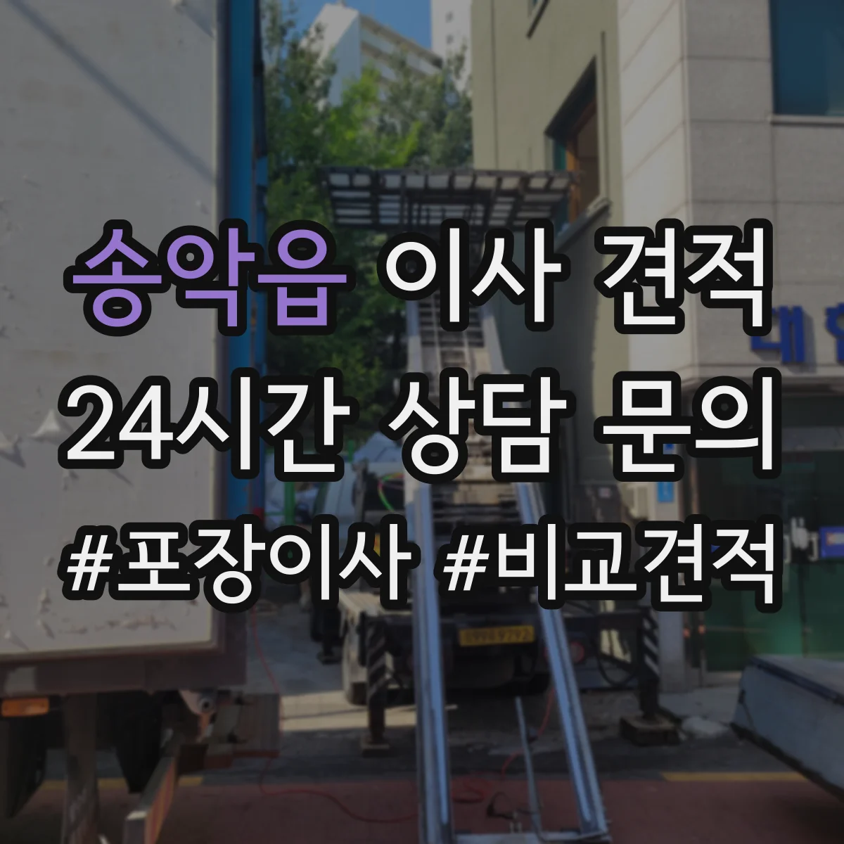 송악읍 이사 견적