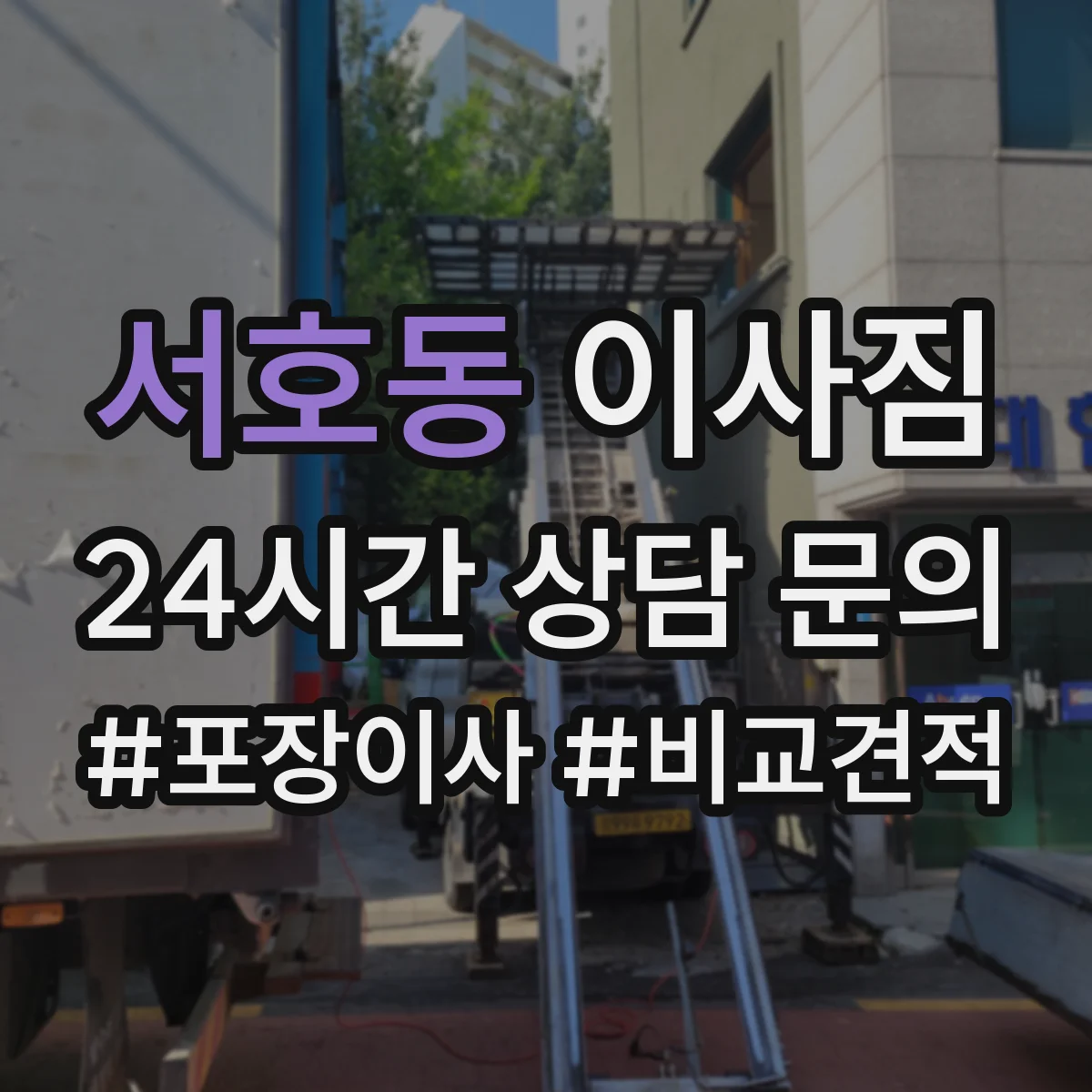 서호동 이사짐