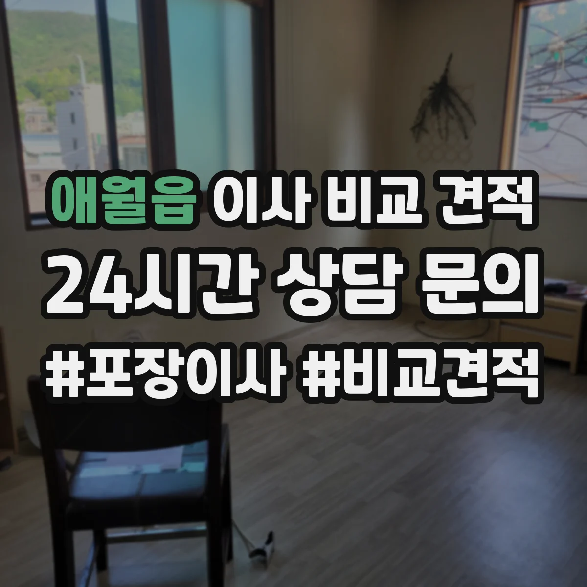 애월읍 이사 비교 견적