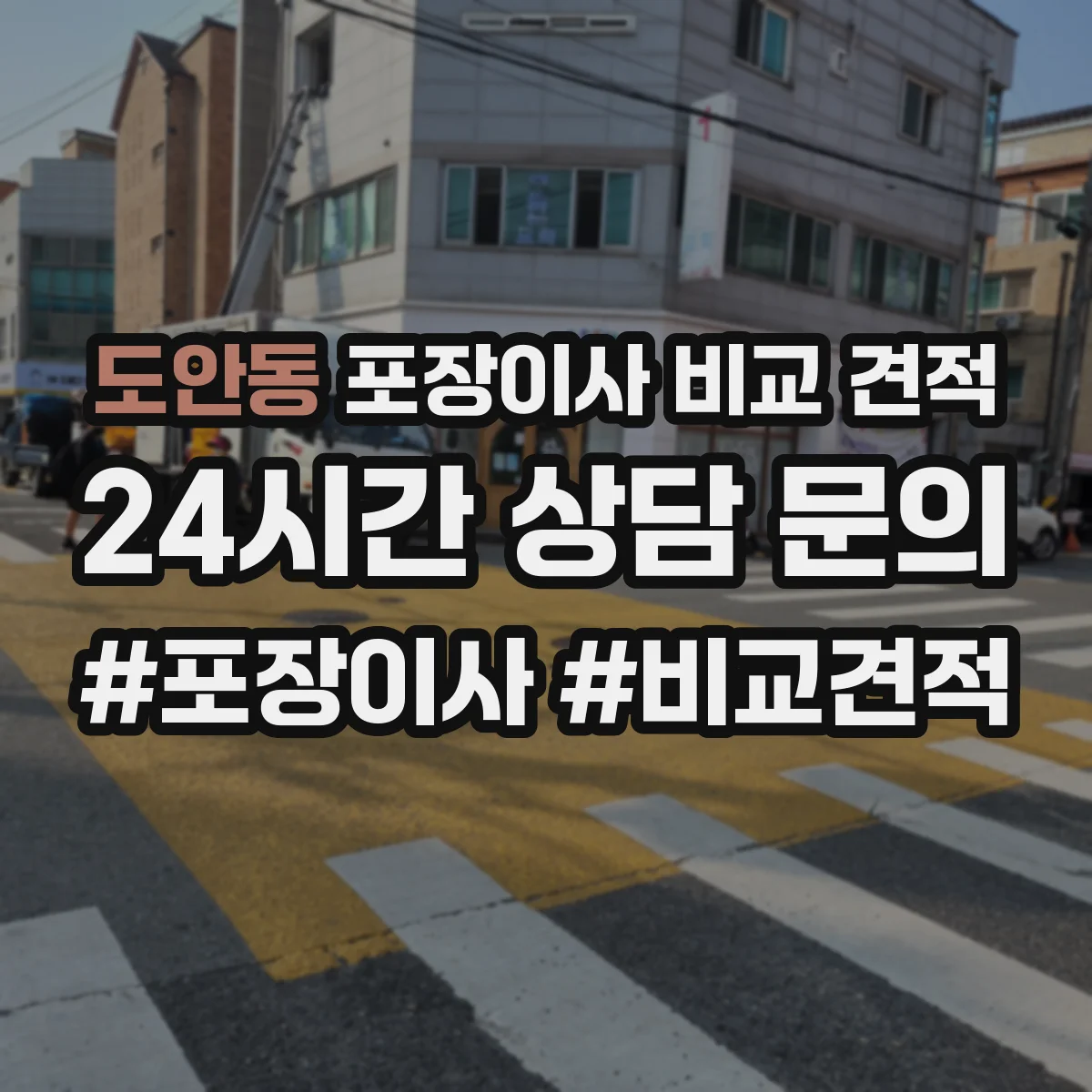 도안동 포장이사 비교 견적