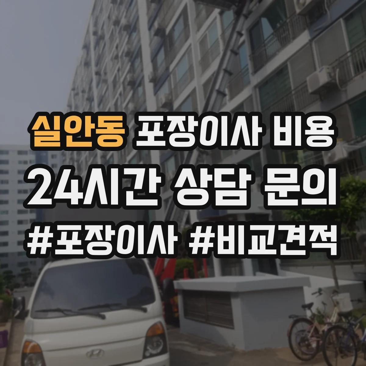 실안동 포장이사 비용