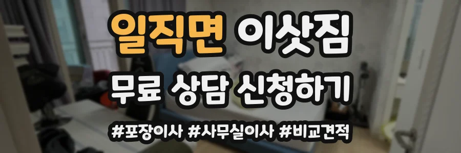 일직면 이삿짐