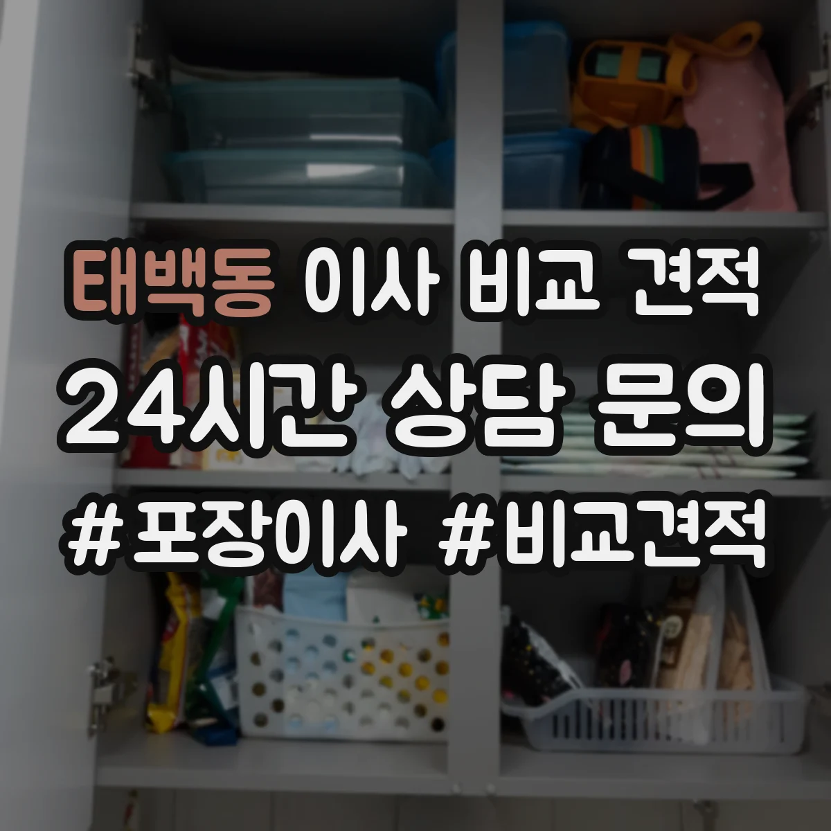 태백동 이사 비교 견적
