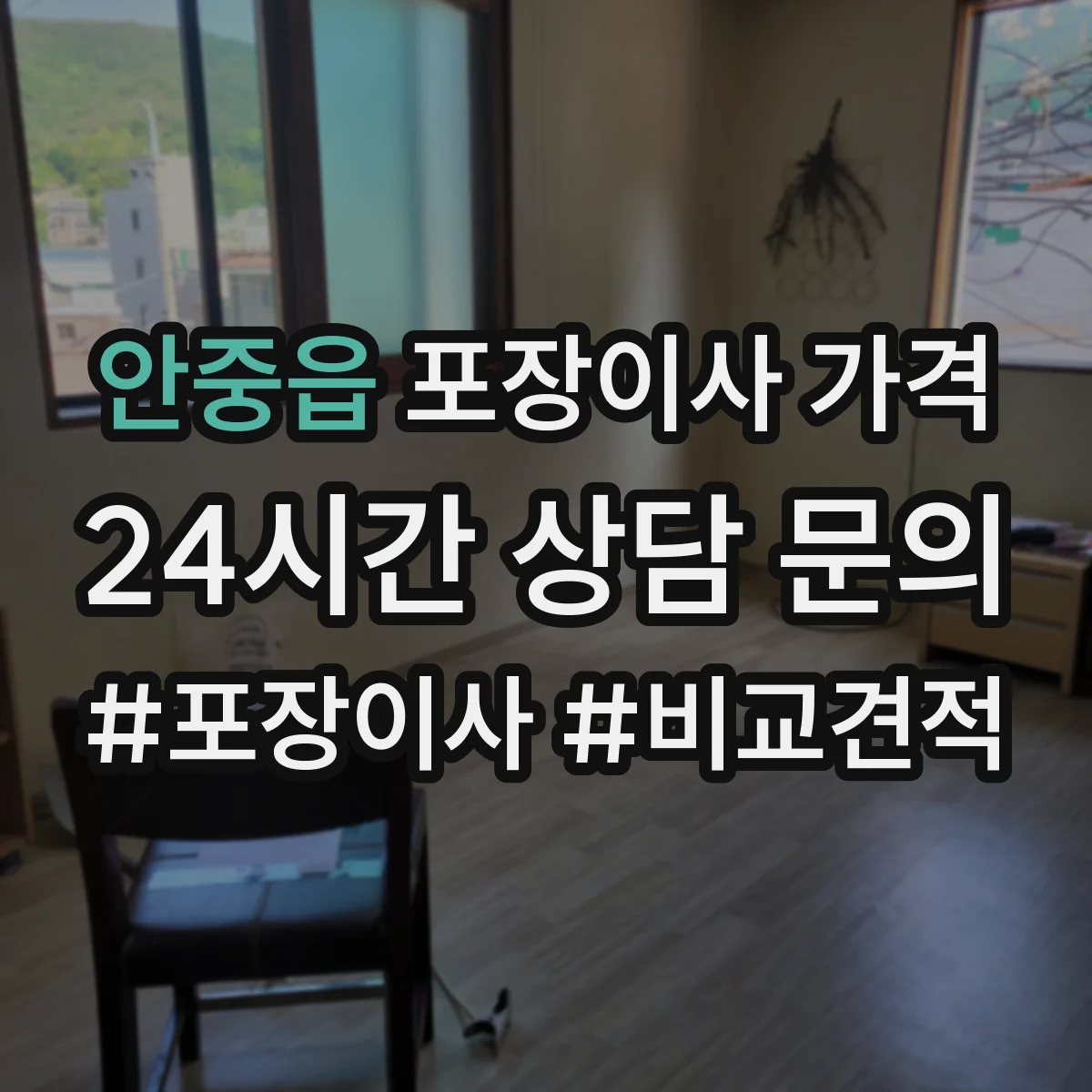 안중읍 포장이사 가격