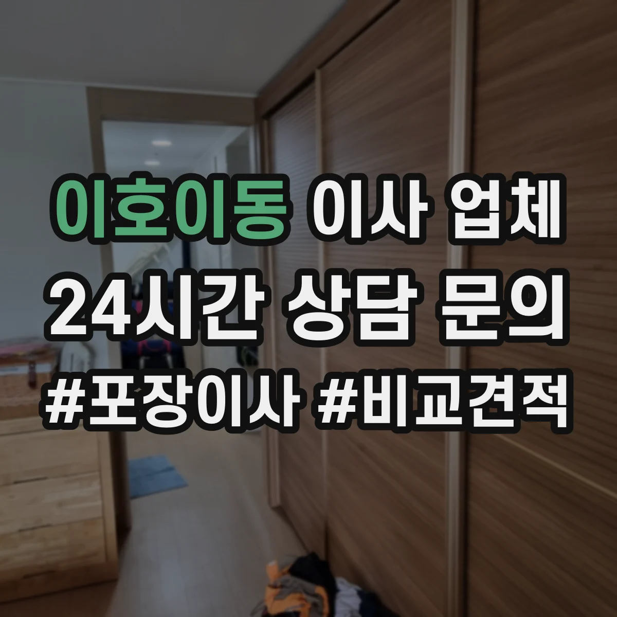 이호이동 이사 업체