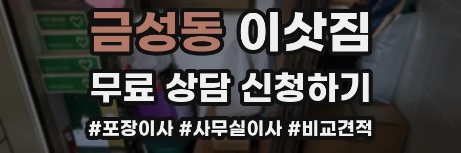 금성동 이삿짐
