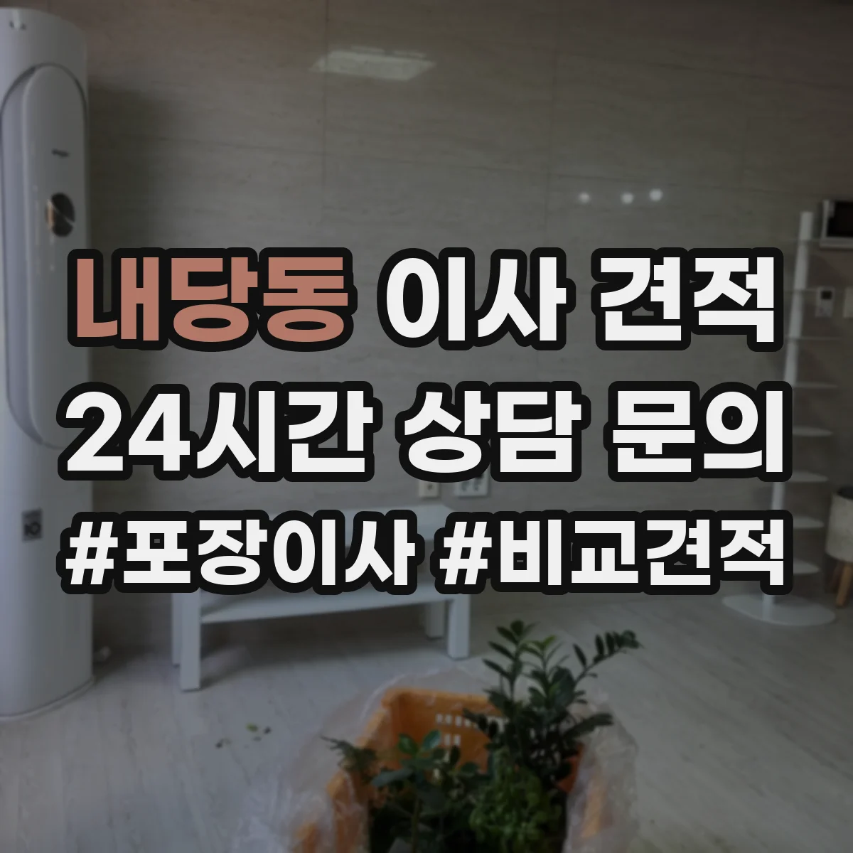 내당동 이사 견적