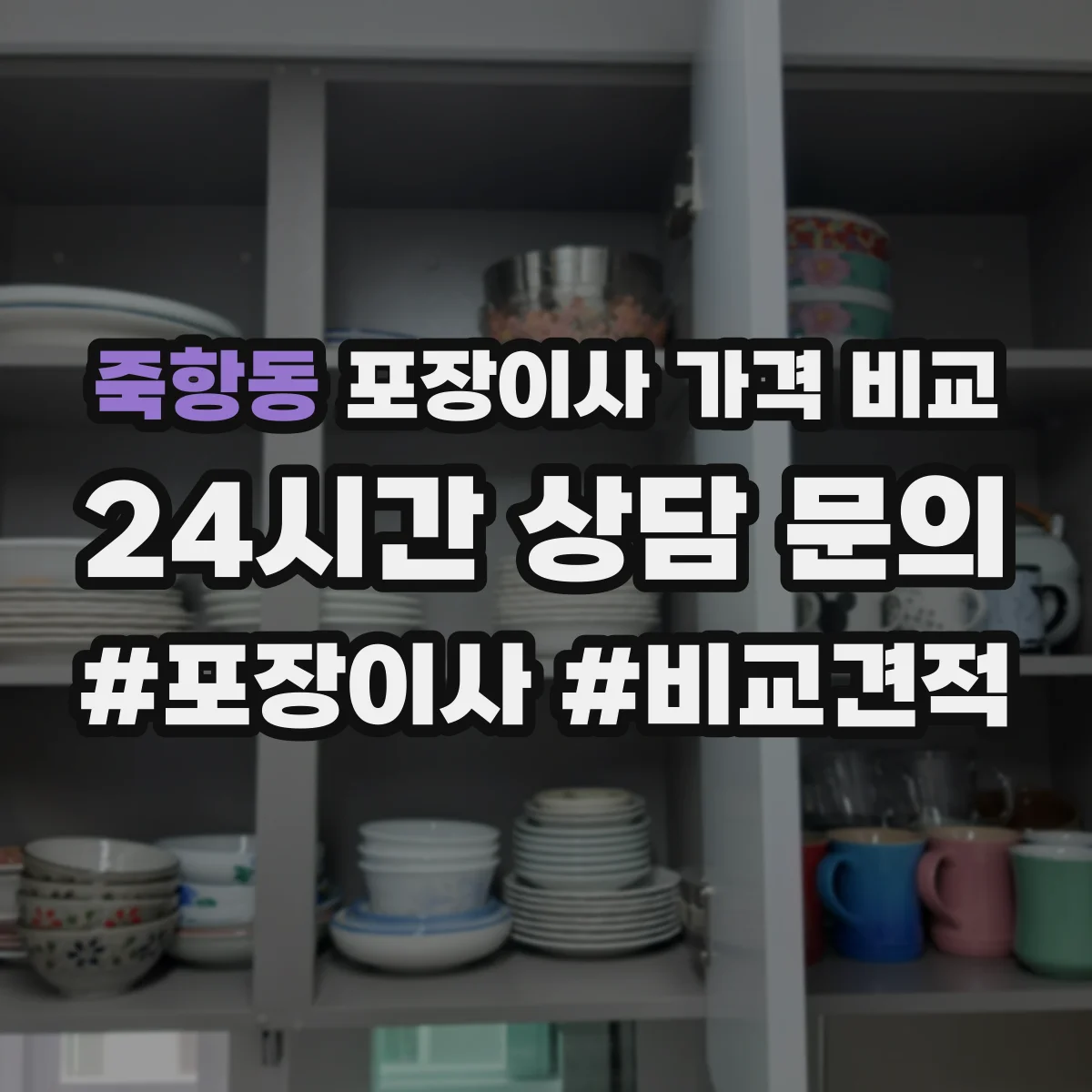 죽항동 포장이사 가격 비교