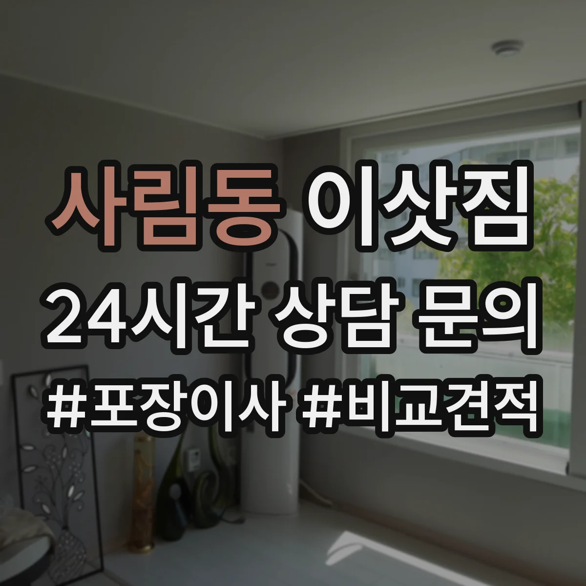 사림동 이삿짐