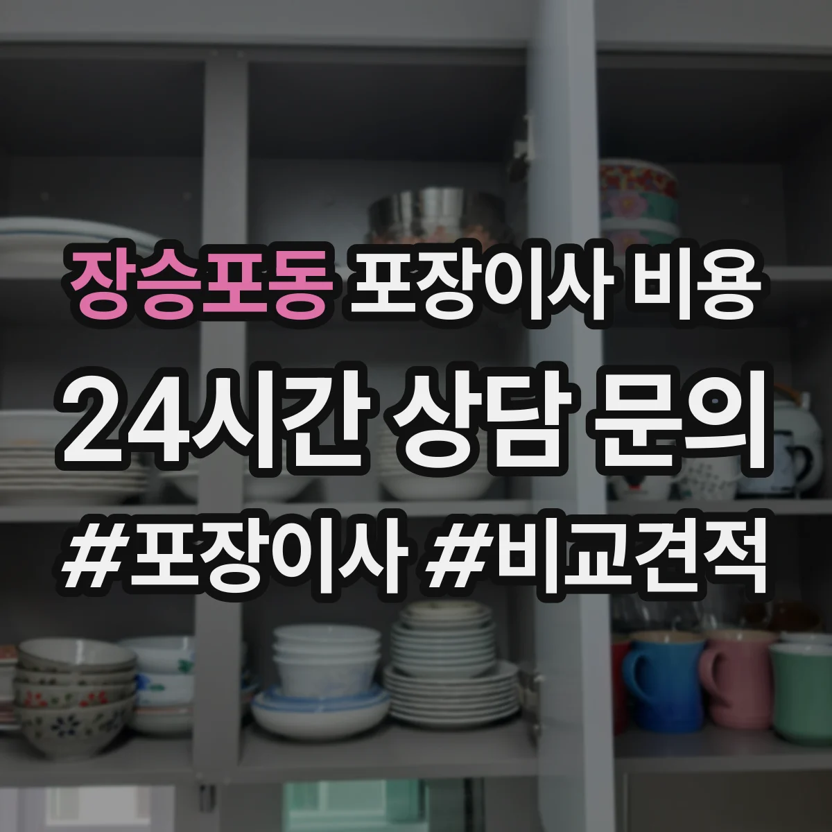 장승포동 포장이사 비용