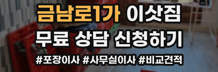 금남로1가 이삿짐