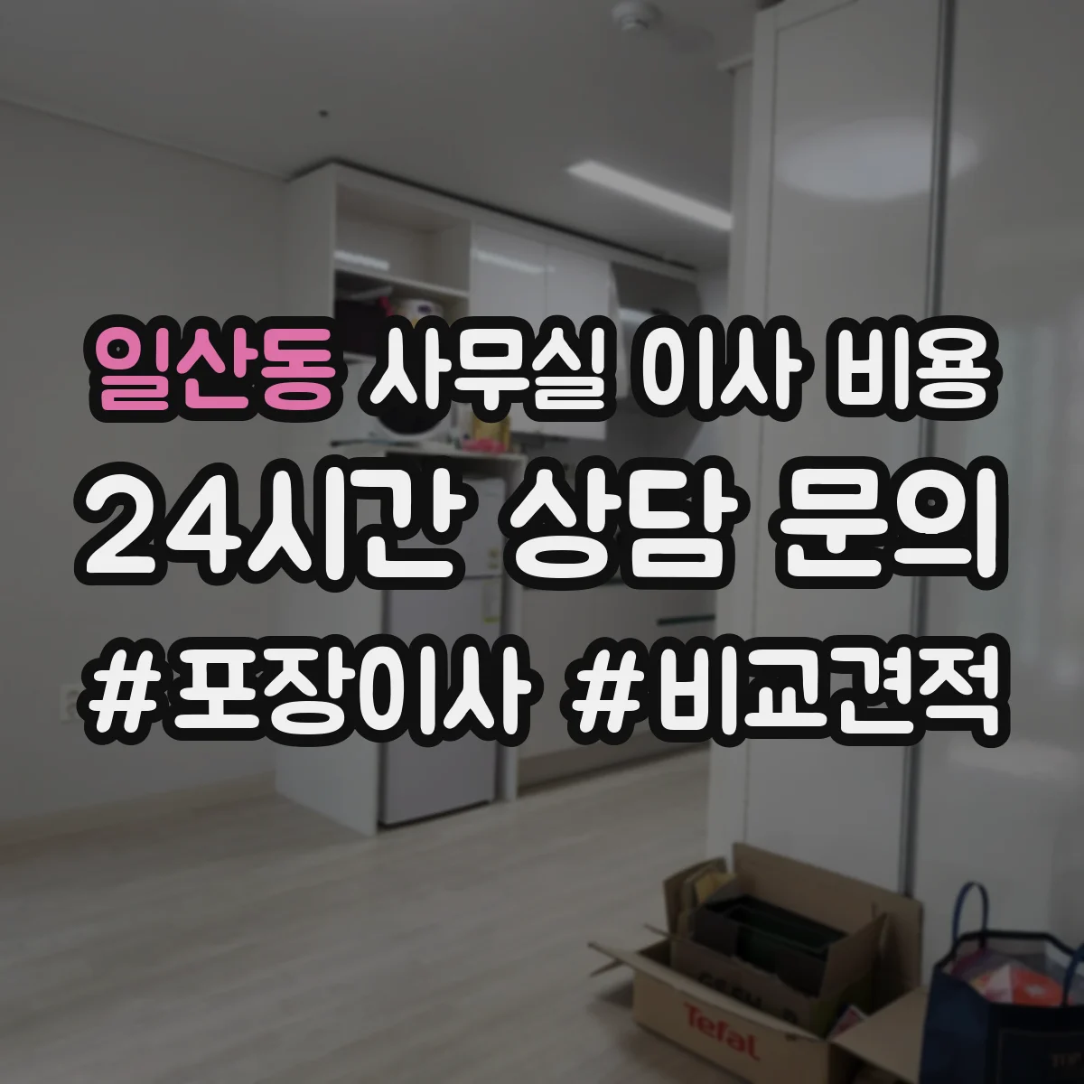 일산동 사무실 이사 비용