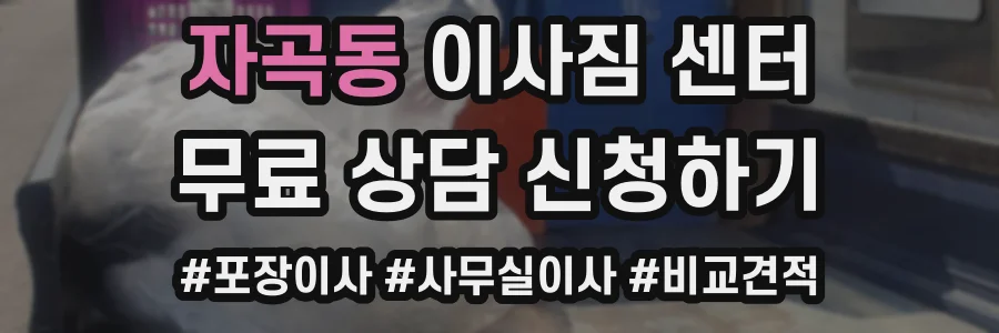 자곡동 이사짐 센터