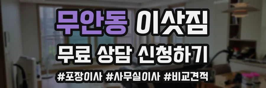 무안동 이삿짐