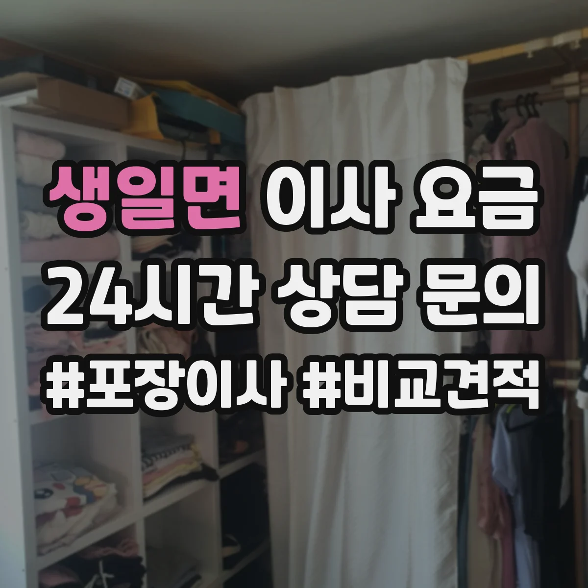 생일면 이사 요금