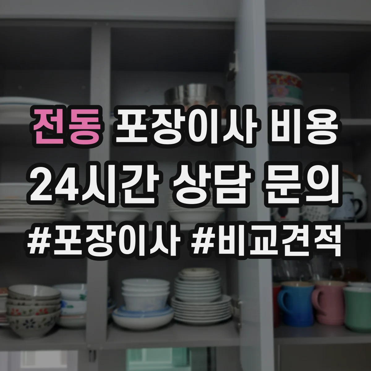 전동 포장이사 비용
