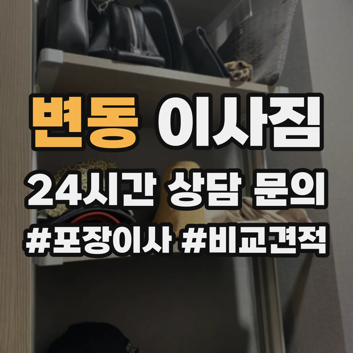 변동 이사짐