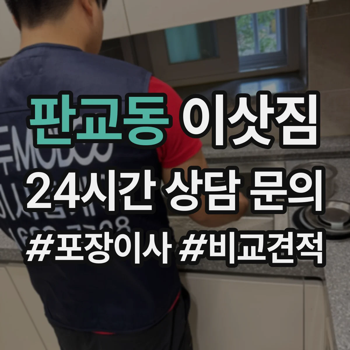 판교동 이삿짐