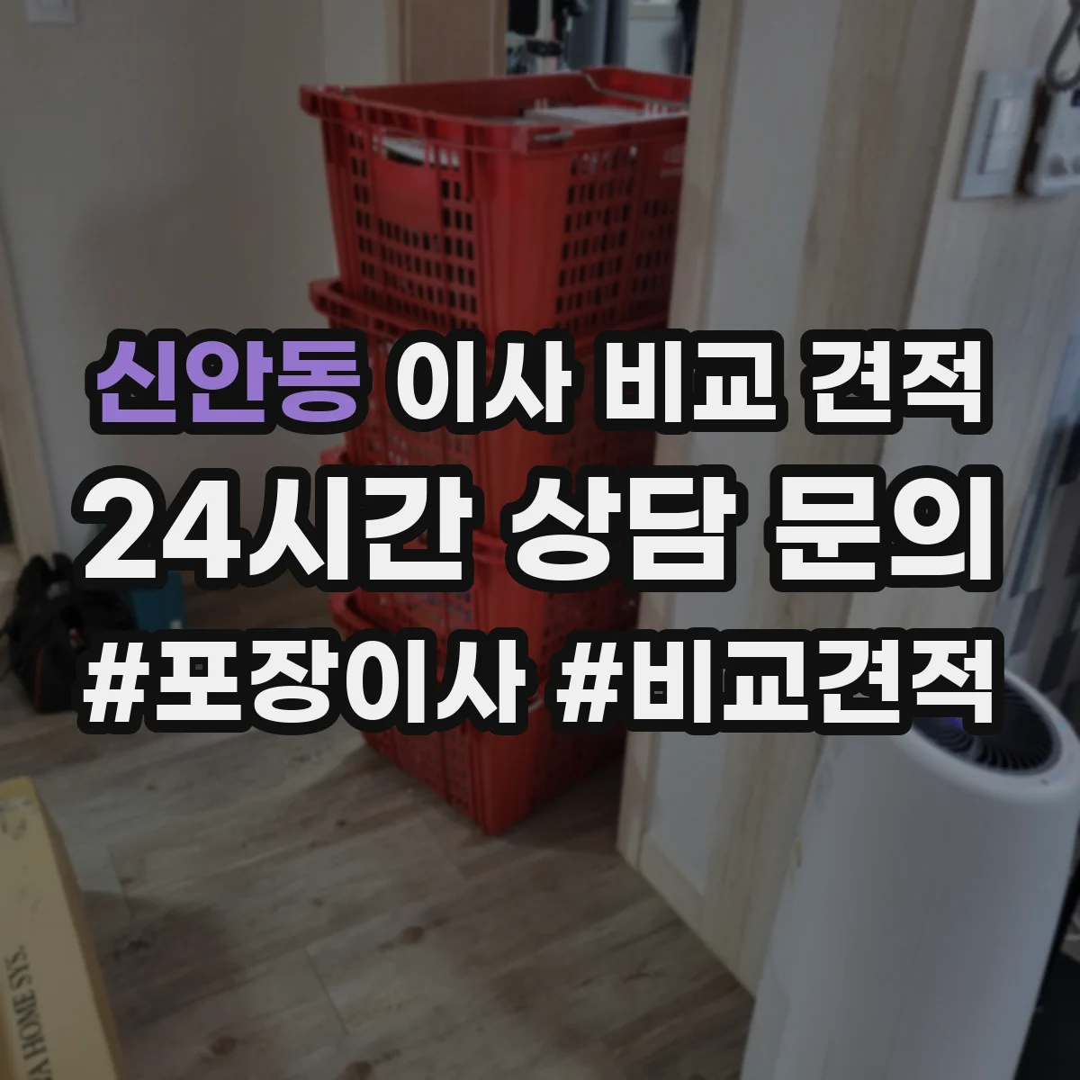 신안동 이사 비교 견적